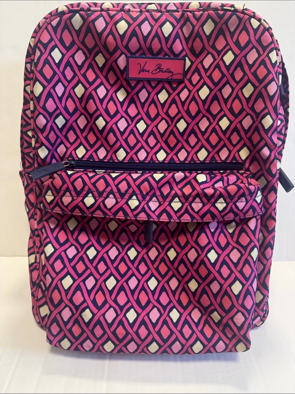 Vera Bradley Pink Geometric Print Backpack